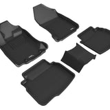 All-Weather Custom-Fit Floor Mats for Subaru Legacy / Outback 2020-2025 with Non-Slip Backing - Black - 1st Row 2nd Row