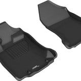 All-Weather Custom-Fit Floor Mats for Subaru Legacy / Outback 2020-2025 with Non-Slip Backing - Black - 1st Row
