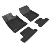 All-Weather Custom-Fit Floor Mats for Subaru Brz 2022-2024 with Non-Slip Backing - Black - 1st Row 2nd Row