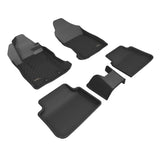 All-Weather Custom-Fit Floor Mats for Subaru Crosstrek 2024-2025 with Non-Slip Backing - Black - 1st Row 2nd Row