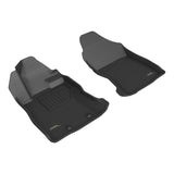 All-Weather Custom-Fit Floor Mats for Subaru Crosstrek 2024-2025 with Non-Slip Backing - Black - 1st Row