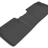 All-Weather Custom-Fit Floor Mats for Scion Tc 2011-2016 with Non-Slip Backing - Black - 2nd Row