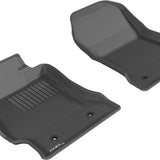 All-Weather Custom-Fit Floor Mats for Toyota/ Subaru/ Scion 86/ Brz/ Fr-S 2013-2020 with Non-Slip Backing - Black - 1st Row