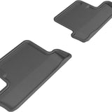 All-Weather Custom-Fit Floor Mats for Toyota/ Subaru/ Scion 86/ Brz/ Fr-S 2013-2020 with Non-Slip Backing - Black - 2nd Row