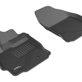 All-Weather Custom-Fit Floor Mats for Scion Tc 2014-2016 with Non-Slip Backing - Black - 1st Row