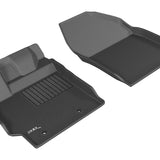 All-Weather Custom-Fit Floor Mats for Scion Xb 2013-2015 with Non-Slip Backing - Black - 1st Row