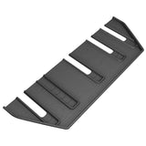All-Weather Custom-Fit Floor Mats for Tesla Model X Folding 7-Seat 2017-2021 with Non-Slip Backing - Black - 3rd Row