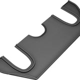 All-Weather Custom-Fit Floor Mats for Tesla Model X 6-Seat W/R2 Console 2016-2018 with Non-Slip Backing - Black - 3rd Row