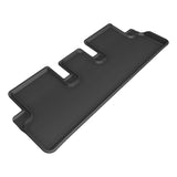 All-Weather Custom-Fit Floor Mats for Tesla Model 3 2024-2025 with Non-Slip Backing - Black - 2nd Row