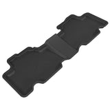 All-Weather Custom-Fit Floor Mats for Toyota Rav4 2006-2012 with Non-Slip Backing - Black - 2nd Row