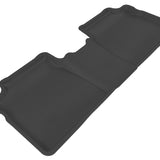 All-Weather Custom-Fit Floor Mats for Toyota Prius 2010-2015 with Non-Slip Backing - Black - 2nd Row