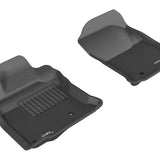 All-Weather Custom-Fit Floor Mats for Toyota 4Runner 2010-2012 with Non-Slip Backing - Black - 1st Row