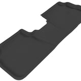 All-Weather Custom-Fit Floor Mats for Toyota Corolla 2009-2013 with Non-Slip Backing - Black - 2nd Row