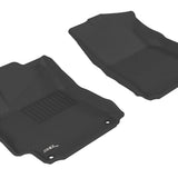 All-Weather Custom-Fit Floor Mats for Toyota Camry 2012-2014 with Non-Slip Backing - Black - 1st Row