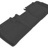All-Weather Custom-Fit Floor Mats for Toyota Camry 2012-2017 with Non-Slip Backing - Black - 2nd Row