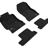 All-Weather Custom-Fit Floor Mats for Toyota / Scion 86 / Fr-S 2013-2020 with Non-Slip Backing - Black - 1st Row 2nd Row