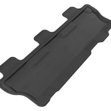 All-Weather Custom-Fit Floor Mats for Toyota Sequoia 2008-2021 with Non-Slip Backing - Black - 3rd Row