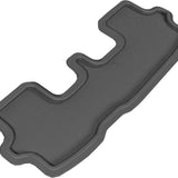All-Weather Custom-Fit Floor Mats for Toyota Highlander Gas/Hybrid 2008-2013 with Non-Slip Backing - Black - 3rd Row