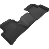All-Weather Custom-Fit Floor Mats for Toyota C-Hr 2018-2022 with Non-Slip Backing - Black - 2nd Row