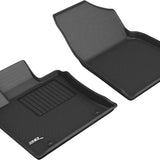 All-Weather Custom-Fit Floor Mats for Toyota Avalon 2019-2025 with Non-Slip Backing - Black - 1st Row