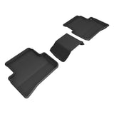 All-Weather Custom-Fit Floor Mats for Toyota Gr Corolla 2023-2025 with Non-Slip Backing - Black - 2nd Row
