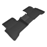All-Weather Custom-Fit Floor Mats for Toyota Prius 2023-2024 with Non-Slip Backing - Black - 2nd Row