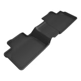 All-Weather Custom-Fit Floor Mats for Toyota Camry Hybrid 2025-2025 with Non-Slip Backing - Black - 2nd Row