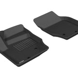 All-Weather Custom-Fit Floor Mats for Volvo Xc90 2003-2014 with Non-Slip Backing - Black - 1st Row