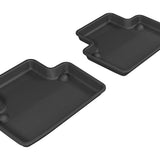 All-Weather Custom-Fit Floor Mats for Volvo Xc90 2003-2014 with Non-Slip Backing - Black - 2nd Row