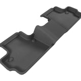 All-Weather Custom-Fit Floor Mats for Volvo C30 2007-2013 with Non-Slip Backing - Black - 2nd Row