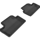 All-Weather Custom-Fit Floor Mats for Volvo Xc60 2010-2017 with Non-Slip Backing - Black - 2nd Row