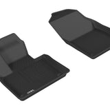 All-Weather Custom-Fit Floor Mats for Volvo Xc90 2015-2025 with Non-Slip Backing - Black - 1st Row
