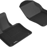 All-Weather Custom-Fit Floor Mats for Volvo S90/ V90 2017-2025 with Non-Slip Backing - Black - 1st Row