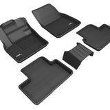 All-Weather Custom-Fit Floor Mats for Volvo Xc40 2019-2025 with Non-Slip Backing - Black - 1st Row 2nd Row
