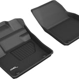 All-Weather Custom-Fit Floor Mats for Volvo Xc40 2019-2025 with Non-Slip Backing - Black - 1st Row
