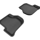 All-Weather Custom-Fit Floor Mats for Volkswagen Jetta 2005-2013 with Non-Slip Backing - Black - 2nd Row