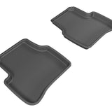 All-Weather Custom-Fit Floor Mats for Volkswagen Passat 2006-2010 with Non-Slip Backing - Black - 2nd Row