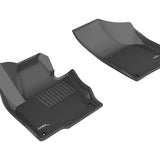 All-Weather Custom-Fit Floor Mats for Volkswagen Tiguan/ Tiguan Limited 2009-2019 with Non-Slip Backing - Black - 1st Row
