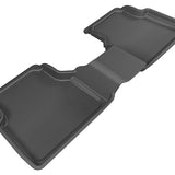 All-Weather Custom-Fit Floor Mats for Volkswagen Tiguan/ Tiguan Limited 2009-2019 with Non-Slip Backing - Black - 2nd Row