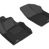 All-Weather Custom-Fit Floor Mats for Volkswagen Jetta Sedan / Beetle 2011-2018 with Non-Slip Backing - Black - 1st Row