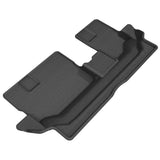 All-Weather Custom-Fit Floor Mats for Volkswagen Tiguan 2018-2024 with Non-Slip Backing - Black - 3rd Row