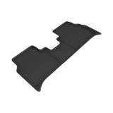 All-Weather Custom-Fit Floor Mats for Volkswagen / Audi Id.4 / Q4 E-Tron 2021-2025 with Non-Slip Backing - Black - 2nd Row