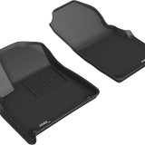 All-Weather Custom-Fit Floor Mats for Lamborghini Urus 2019-2025 with Non-Slip Backing - Black - 1st Row