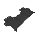 All-Weather Custom-Fit Floor Mats for Land Rover Defender 90 2020-2025 with Non-Slip Backing - Black - 2nd Row