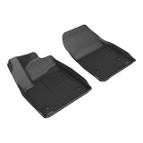 All-Weather Custom-Fit Floor Mats for Cadillac Lyriq 2023-2025 with Non-Slip Backing - Black - 1st Row