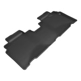 All-Weather Custom-Fit Floor Mats for Cadillac / Chevrolet / Honda Lyriq / Blazer Ev / Prologue 2023-2025 with Non-Slip Backing - Black - 2nd Row