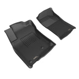 All-Weather Custom-Fit Floor Mats for Lexus Gx470 2003-2009 with Non-Slip Backing - Black - 1st Row