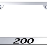 Chrysler 200 Stainless Steel Frame - Laser Etched Mirrored
