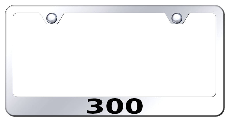 Chrysler 300 Stainless Steel Frame - Laser Etched Mirrored