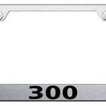 Chrysler 300 Stainless Steel Frame - Laser Etched Brushed